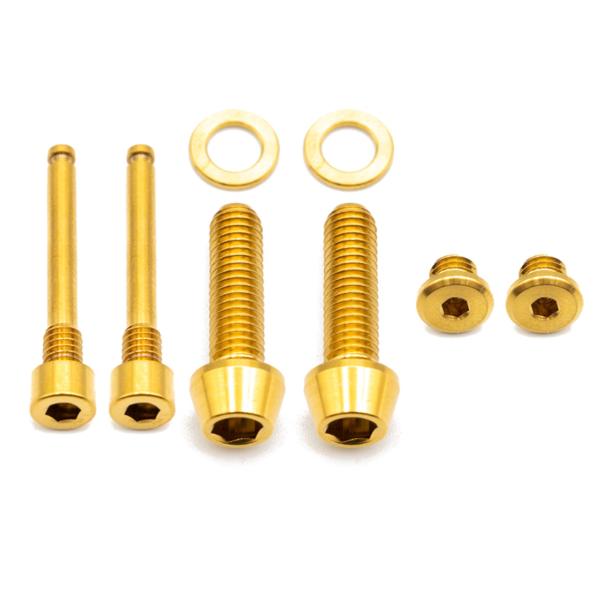 Better Bolts Shimano XTR M9200/M9120/9100 Disc Brake Schrauben Kit Titan gold