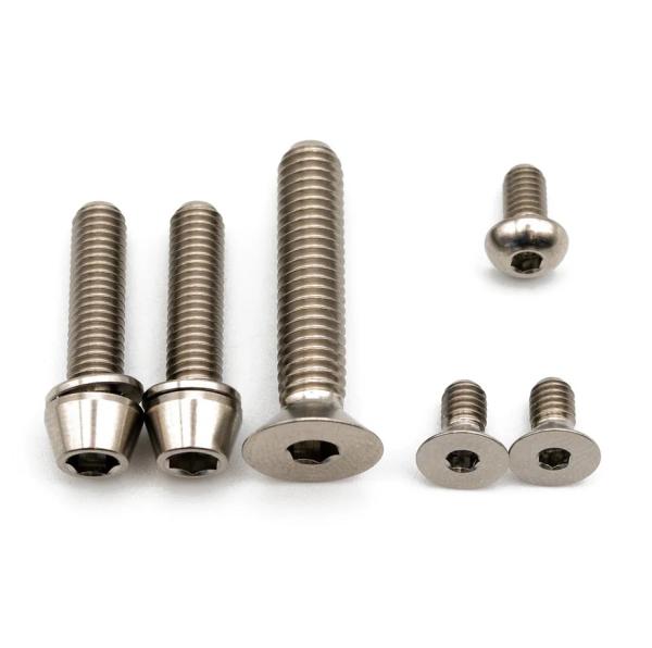 Better Bolts Specialized Roval Rapide/Roval Alpinist II Integrated Cockpit Titan Schrauben-Kit silver
