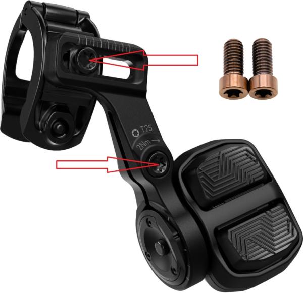 Better Bolts Sram MatchMaker X Bridge Clamp AXS Pod Controller Schrauben-Set Titan copper