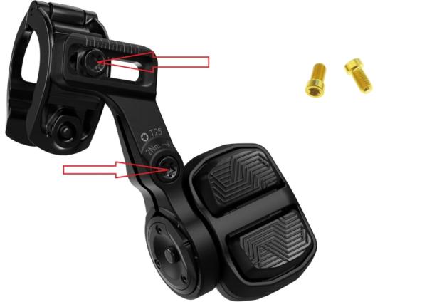 Better Bolts Sram MatchMaker X Bridge Clamp AXS Pod Controller Schrauben-Set Titan gold