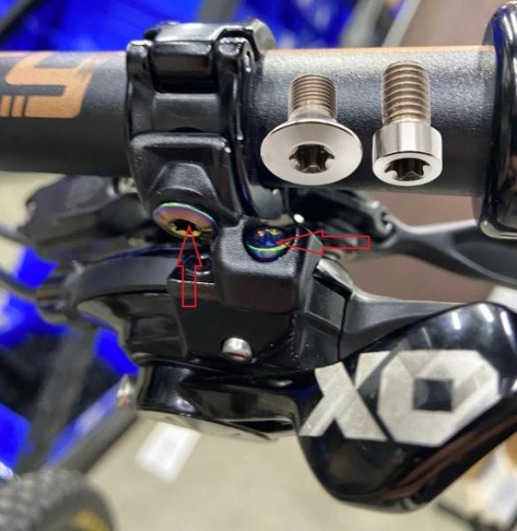 Better Bolts Sram Matchmaker X Schrauben Set Titan silver