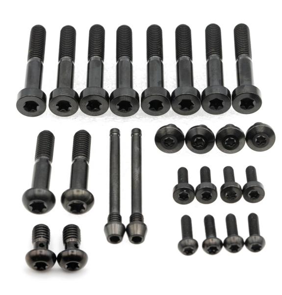 Better Bolts Sram Maven Ultimate/Silver Disc Brake Schrauben Kit Titan black