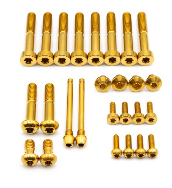 Better Bolts Sram Maven Ultimate/Silver Disc Brake Schrauben Kit Titan gold