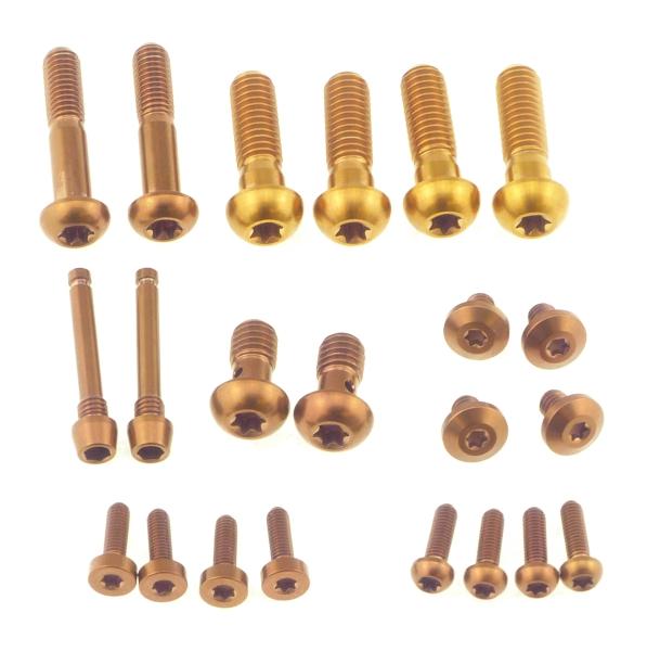 Better Bolts Sram Motive Ultimate/Silver Disc Brake Schrauben Kit Titan copper