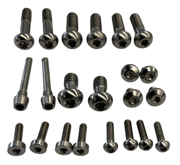 Better Bolts Sram Motive Ultimate/Silver Disc Brake Schrauben Kit Titan silver