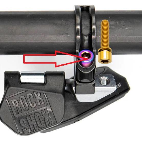 Better Bolts Sram Trigger Discrete Schraube Titan gold