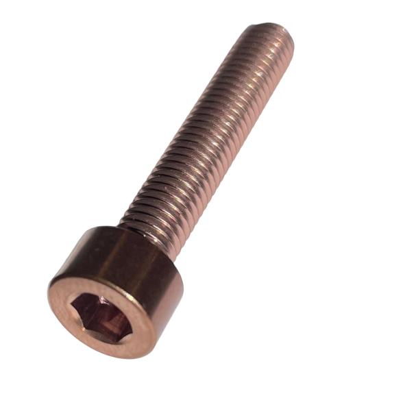 Better Bolts Steuersatz Top Cap Schraube Titan M6x35mm copper