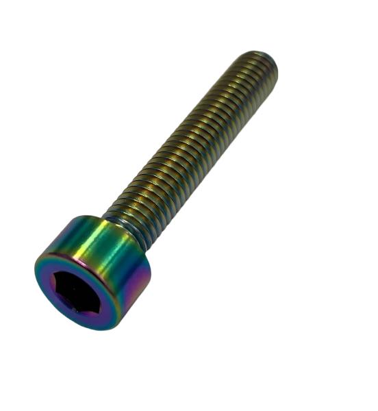 Better Bolts Steuersatz Top Cap Schraube Titan M6x35mm rainbow