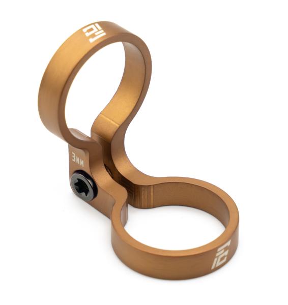 Freedom Coast 90 Degree Sram Pod Clamp champagne gold inkl. Better Bolts Titan-Schraube black