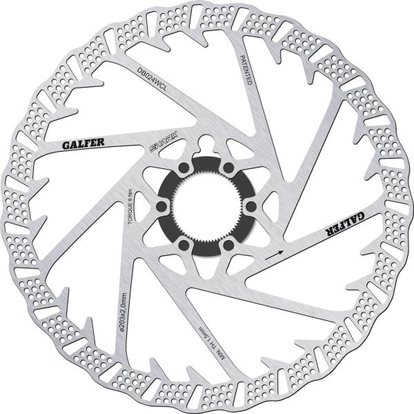 Galfer Shark DB024WCL Centerlock 203mm x 2.0mm Bremsscheibe