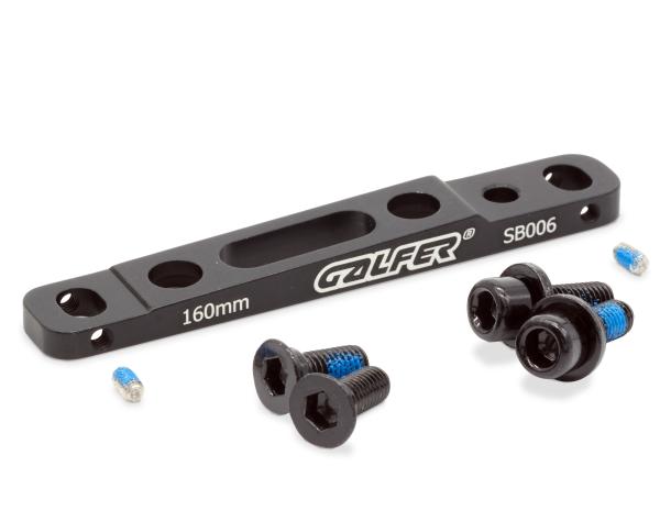 Galfer SB006 Flatmount Disc Adapter Vorderrad 140mm/160mm