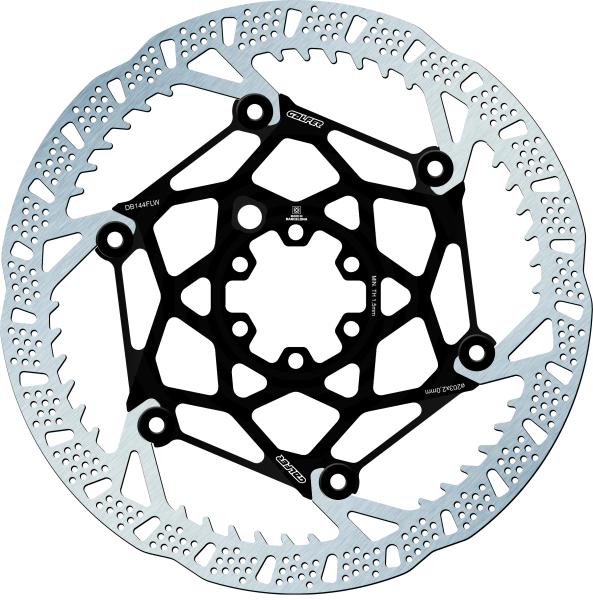 Galfer Shark EVO DB143FLW 6 Loch 203mm x 2.0mm black Bremsscheibe