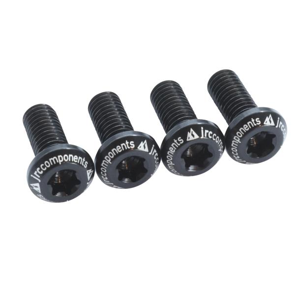 JRC Components Low Profile Aluminium Flaschenhalterschrauben M5x14mm black