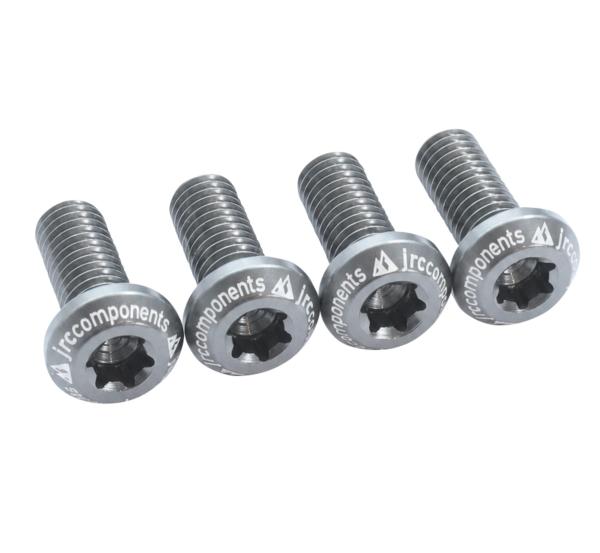 JRC Components Low Profile Aluminium Flaschenhalterschrauben M5x14mm gunmetal