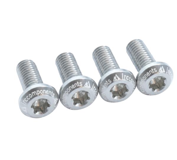 JRC Components Low Profile Aluminium Flaschenhalterschrauben M5x14mm silver