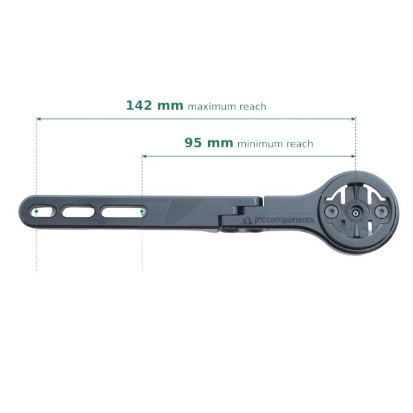 JRC Components Stealth+ Premium Amplitude Mount Garmin black