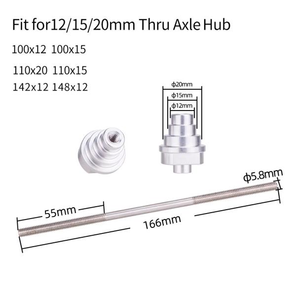 M2 Zentrieradapter für Steckachsen