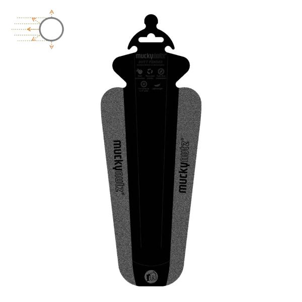 Mucky Nutz Butt Fender reflective Spritzschutz hinten