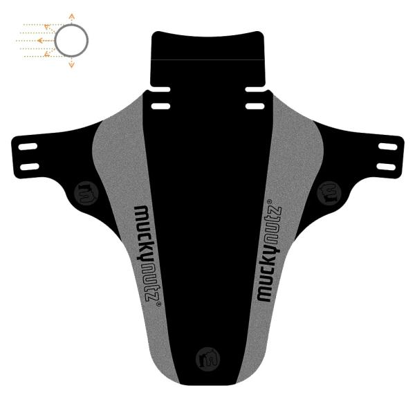 Mucky Nutz Face Fender reflective Spritzschutz vorne