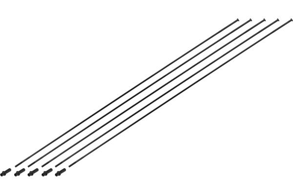 NEWMEN Sapim Leader 14G Straightpull schwarz Speichenset 300mm