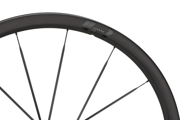 NEWMEN STREEM Climbing C.35 VONOA 12 x 100mm Centerlock Laufrad vorne