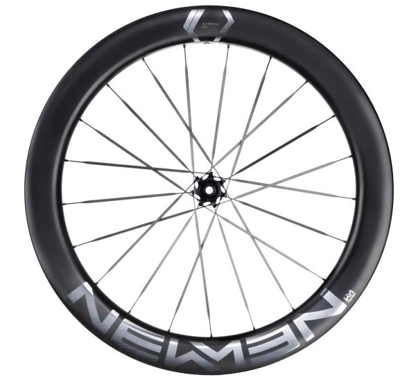 NEWMEN STREEM G.62 CS VONOA 12 x 100mm Centerlock silver Laufrad vorne
