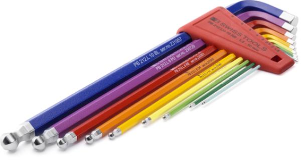 PB Swiss Tools PB 212 LH-10 RB Winkelschraubenzieherset Innensechskant