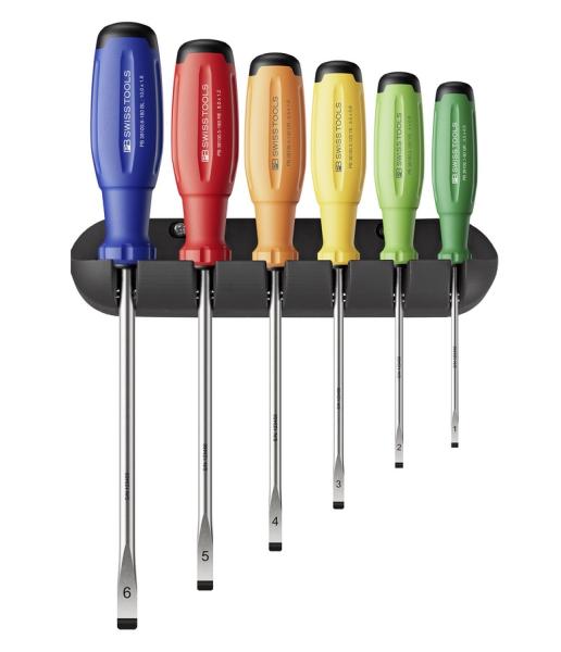 PB Swiss Tools PB 38240 SwissGrip Evo H RB Schraubenzieherset mit Wandhalter