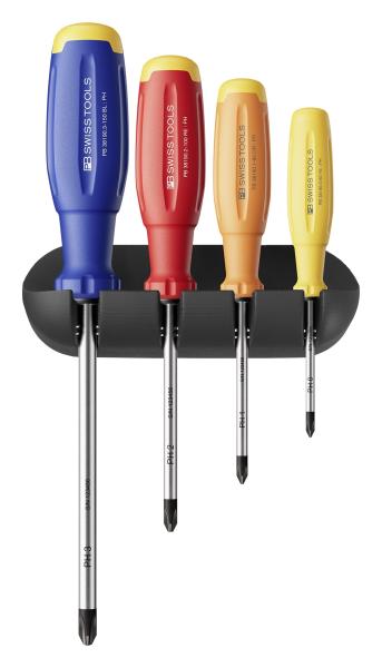 PB Swiss Tools PB 38242 RB Schraubenzieherset mit Wandhalter