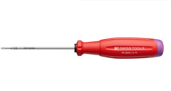 PB Swiss Tools PB 38205 SwissGrip Evo Grösse 1.5/70mm Innensechskant-Schraubenzieher