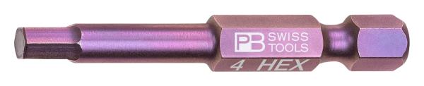 PB Swiss Tools PB E6.210/4 Grösse 4mm Innensechskant Precision Bit 1/4"