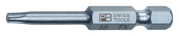 PB Swiss Tools PB E6.400/15-50 Grösse 15 Torx Precision Bit 1/4"