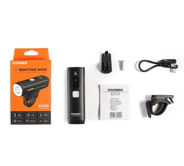 Ravemen K1000 Frontlicht