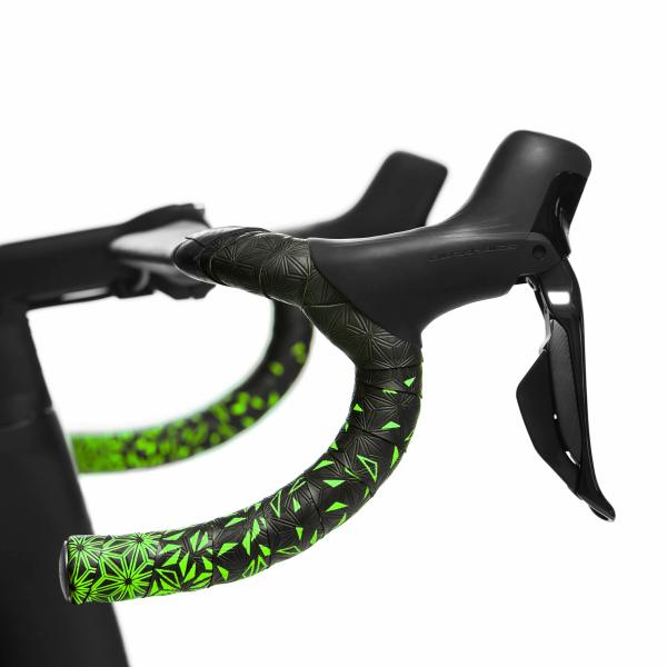 Supacaz Super Sticky Kush Star Fade neon yellow BT-50 Lenkerband