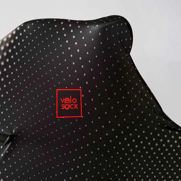 VELOSOCK Full Cover Waterproof For Road Bike Carbon Black