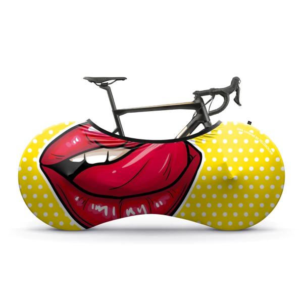 VELOSOCK Indoor Bike Cover Yellow Kiss